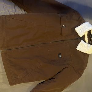 The jacket has no stains or nothing.